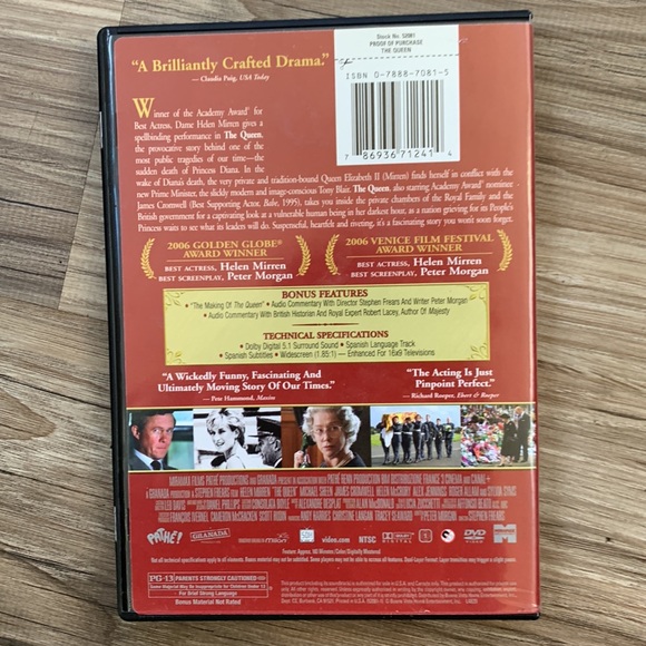 The Queen DVD biographical drama Queen Elizabeth II - Picture 5 of 6